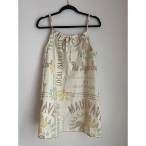 BDG Urban‎ Outfitters Surfer Mini Dress Sleeveless Hawaiian Print L